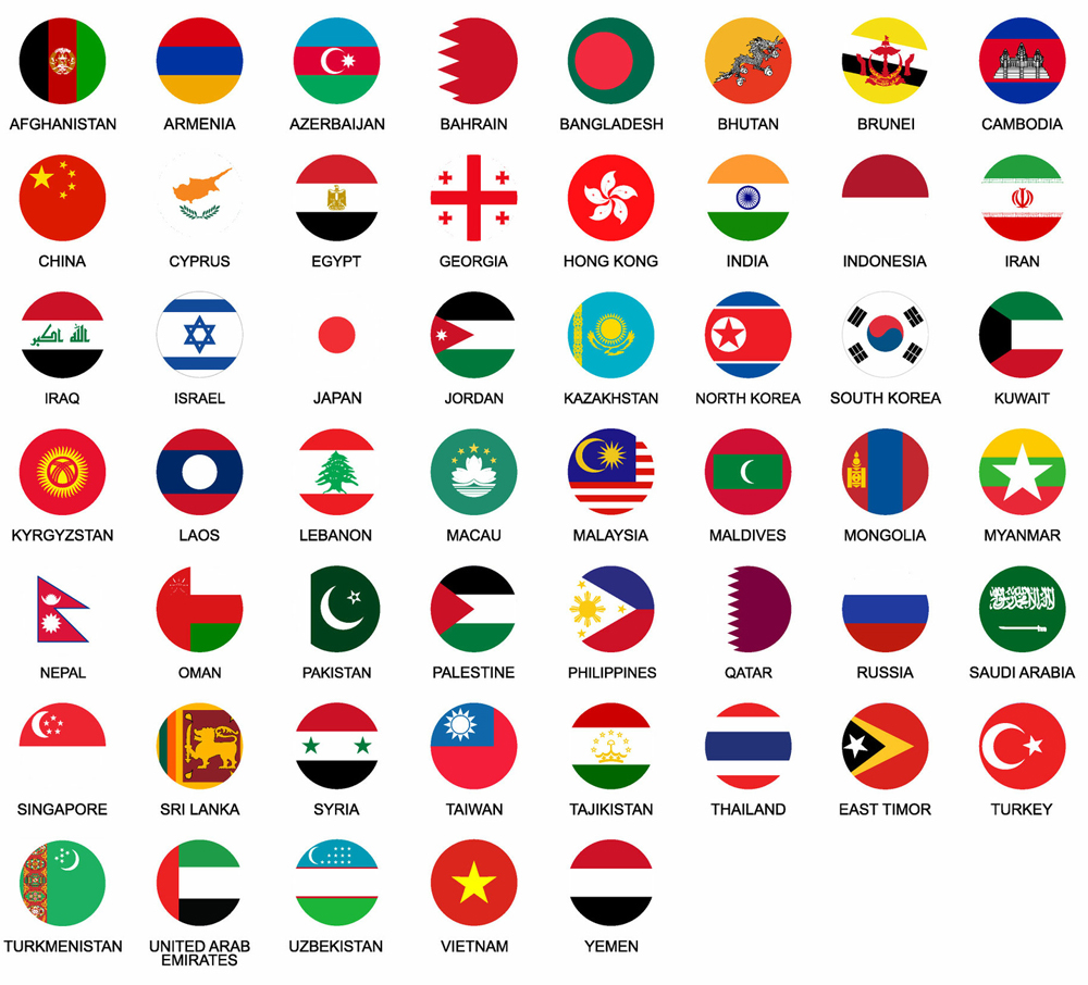 国旗クイズ（アジア）