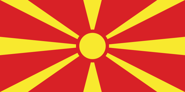 北マケドニア国旗