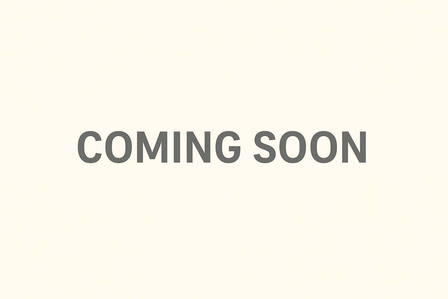 Coming Soon