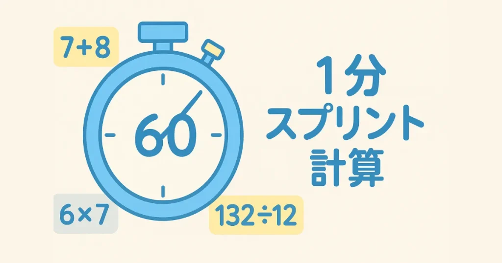 1分スプリント計算