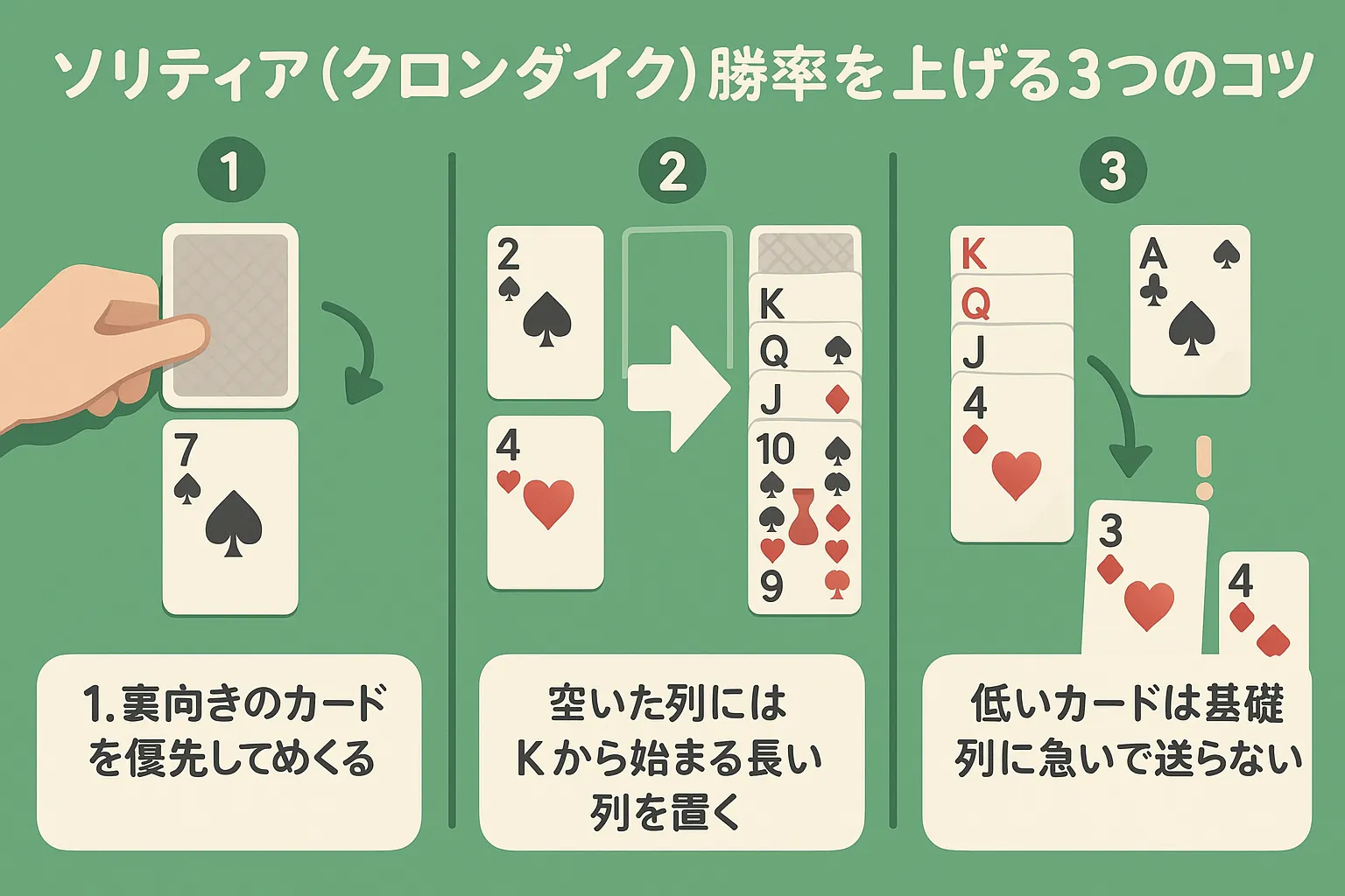 勝率アップ3つのコツ