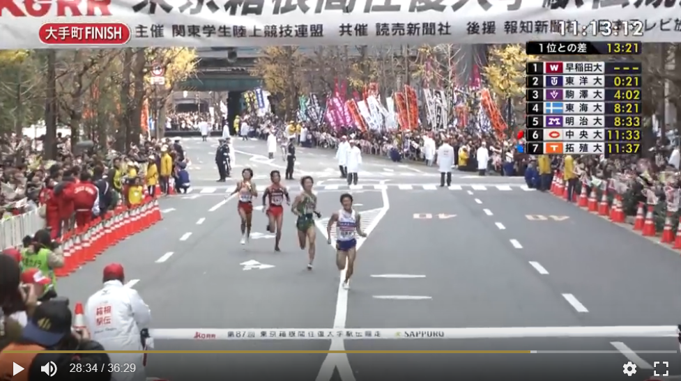 2011年箱根駅伝シード争い